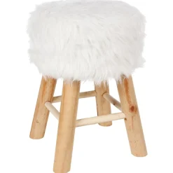 Atmosphera Tabourets|Poufs*Tabouret "Oslo" Noir