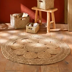 Atmosphera Tapis En Jute|Tapis Rond*Tapis ajouré