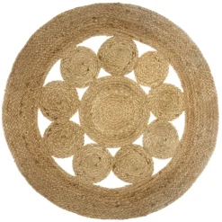 Atmosphera Tapis En Jute|Tapis Rond*Tapis ajouré