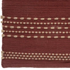Atmosphera Tapis Rectangulaire*Tapis "Bota", coton et jute Beige