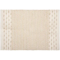 Atmosphera Tapis Rectangulaire*Tapis coton Bleu1