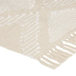 Atmosphera Tapis Rectangulaire*Tapis coton Bleu1