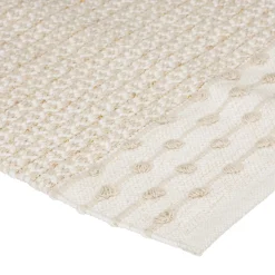 Atmosphera Tapis Rectangulaire*Tapis coton Bleu1