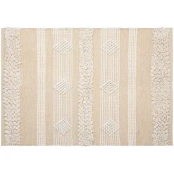 Atmosphera Tapis Rectangulaire*Tapis coton Bleu1
