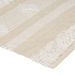 Atmosphera Tapis Rectangulaire*Tapis coton Bleu1