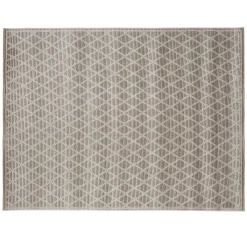 Atmosphera Tapis D'Extérieur|Tapis Rectangulaire*Tapis d'extérieur et d'intérieur GRAY Motifs losange Gris Bleucanard