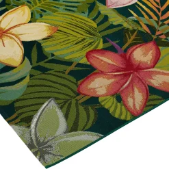Atmosphera Tapis D'Extérieur|Tapis D'Extérieur*Tapis d'extérieur KEPA Motif tropical Bleucanard