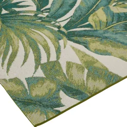 Atmosphera Tapis D'Extérieur|Tapis D'Extérieur*Tapis d'extérieur KEPA Motif tropical Bleucanard