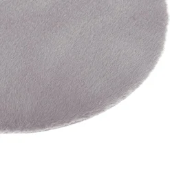 Atmosphera Tapis Rond*Tapis effet fourrure Transparent