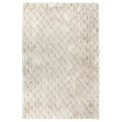 Atmosphera Tapis Rectangulaire*Tapis effet laine "Adriel" Corail