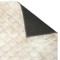 Atmosphera Tapis Rectangulaire*Tapis effet laine "Adriel" Corail