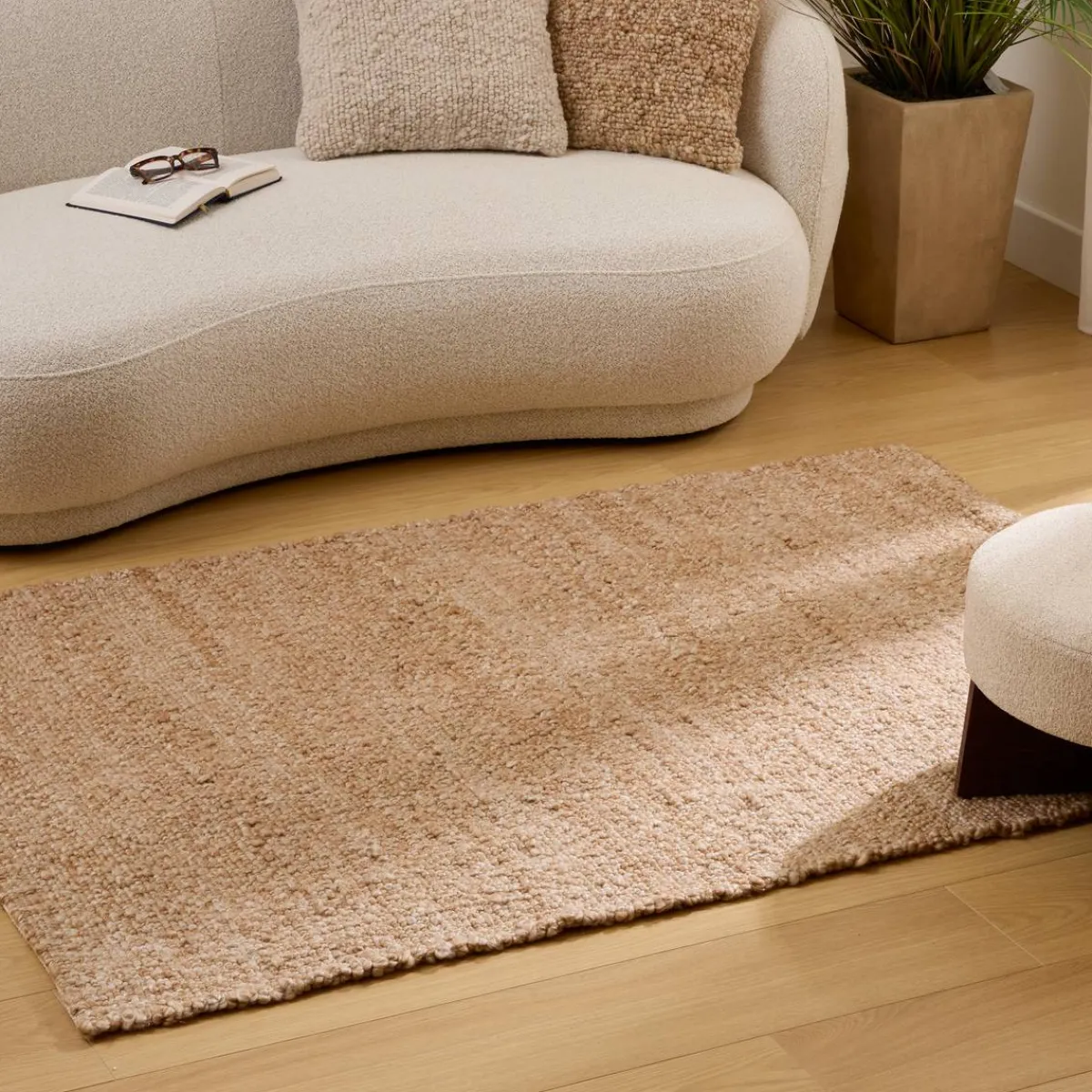 Atmosphera Tapis Rectangulaire*Tapis effet laine "Volna" Grisardoise