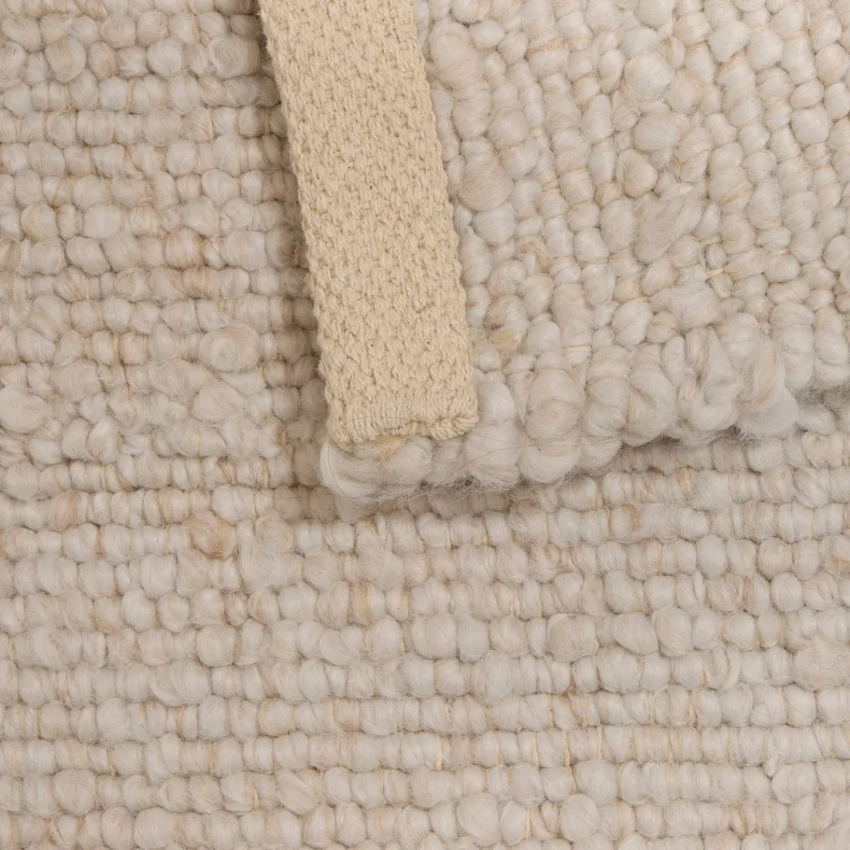 Atmosphera Tapis Rectangulaire*Tapis effet laine "Volna" Bleumarine