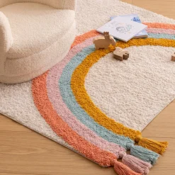 Atmosphera Tapis Enfant*Tapis enfant "Carte" Beige