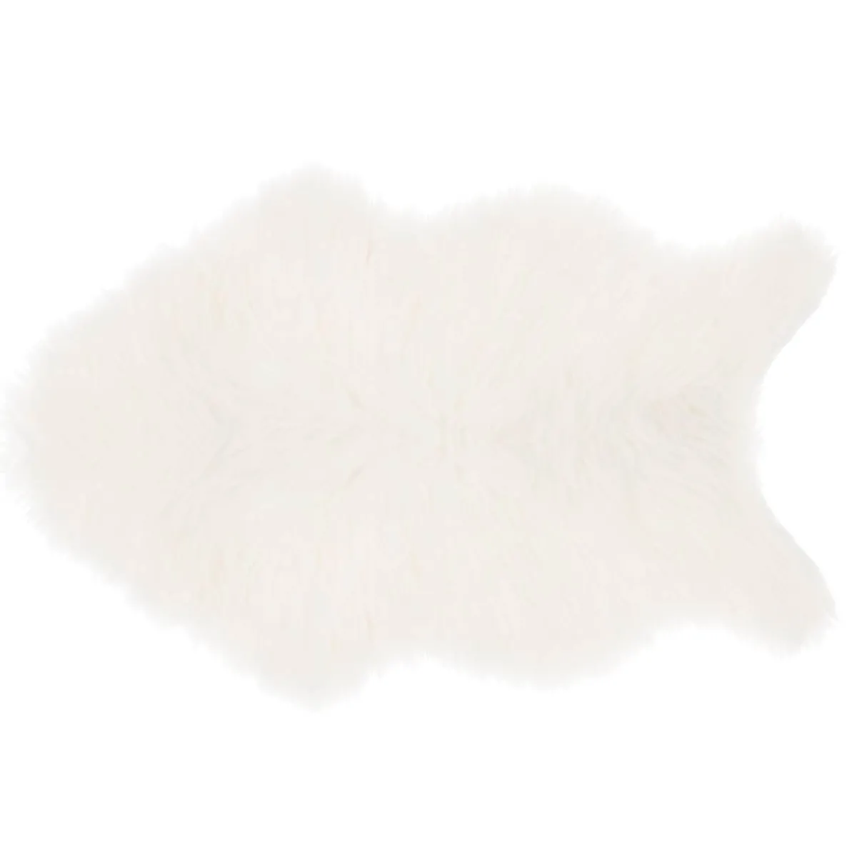 Atmosphera Tapis Enfant*Tapis enfant fausse fourrure Blanc