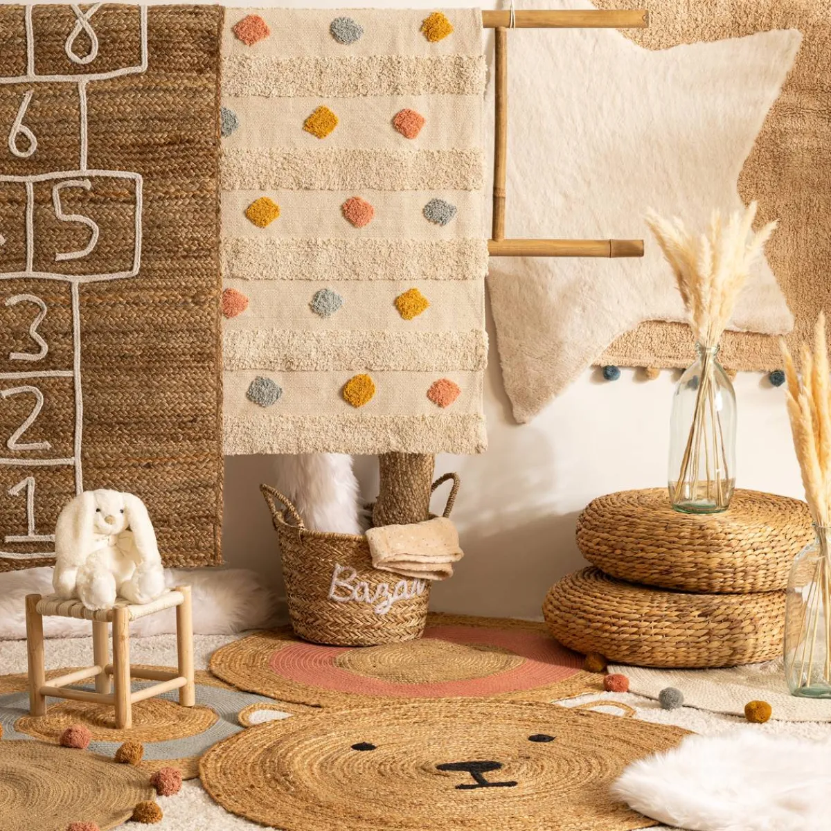 Atmosphera Tapis Enfant*Tapis enfant "Ourson" Beige