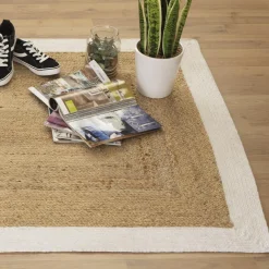 Atmosphera Tapis En Jute|Tapis Rectangulaire*Tapis en jute Blancivoire