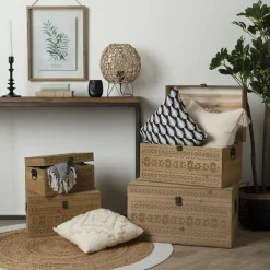 Atmosphera Tapis En Jute|Tapis Rond*Tapis en jute bord Blanc