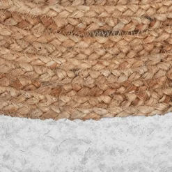 Atmosphera Tapis En Jute|Tapis Rond*Tapis en jute bord Blanc