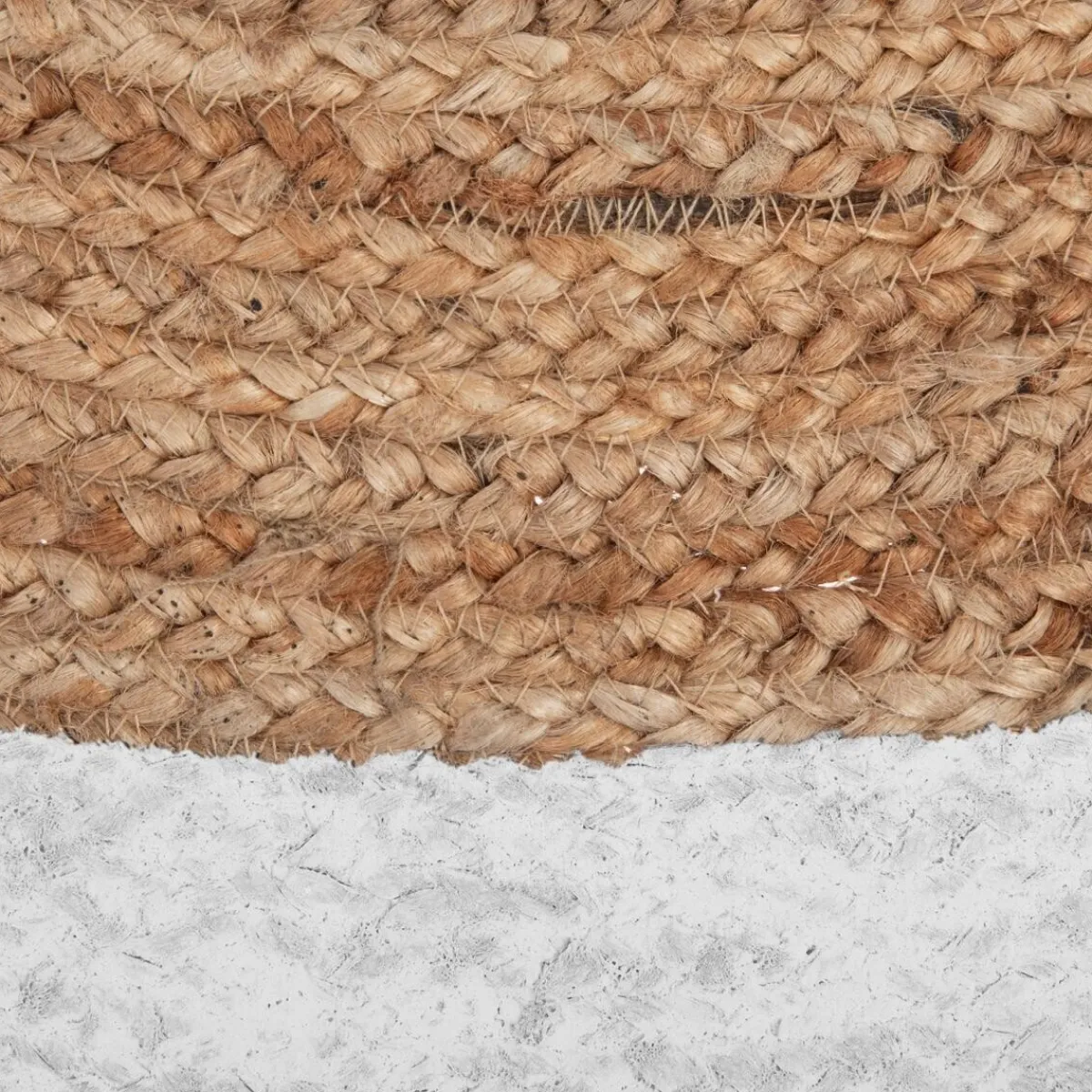 Atmosphera Tapis En Jute|Tapis Rond*Tapis en jute bord Blanc