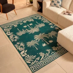 Atmosphera Tapis D'Extérieur|Tapis D'Extérieur*Tapis extérieur "The Palm Resort" MotifFeuilles