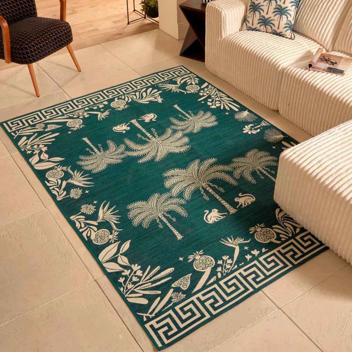 Atmosphera Tapis D'Extérieur|Tapis D'Extérieur*Tapis extérieur "The Palm Resort" MotifFeuilles