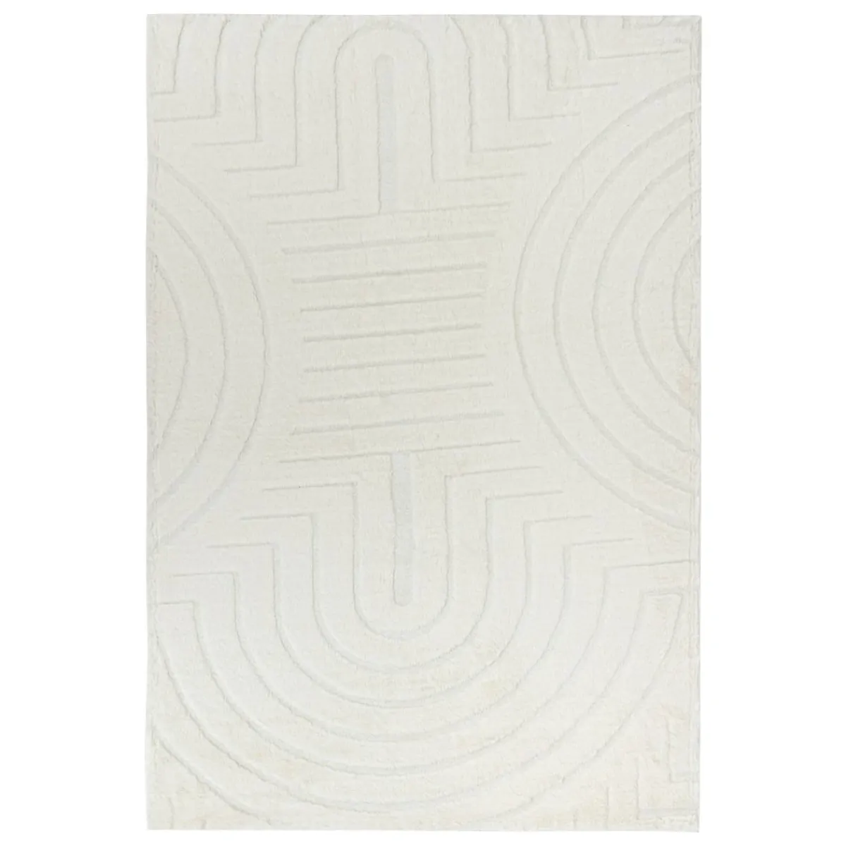 Atmosphera Tapis Rectangulaire*Tapis fausse fourrure "Arka" Roseterracotta