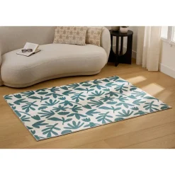 Atmosphera Tapis Rectangulaire*Tapis fausse fourrure "Couka" Blancivoire