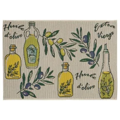 Atmosphera Tapis Rectangulaire*Tapis "Garrigue" Bleuencre