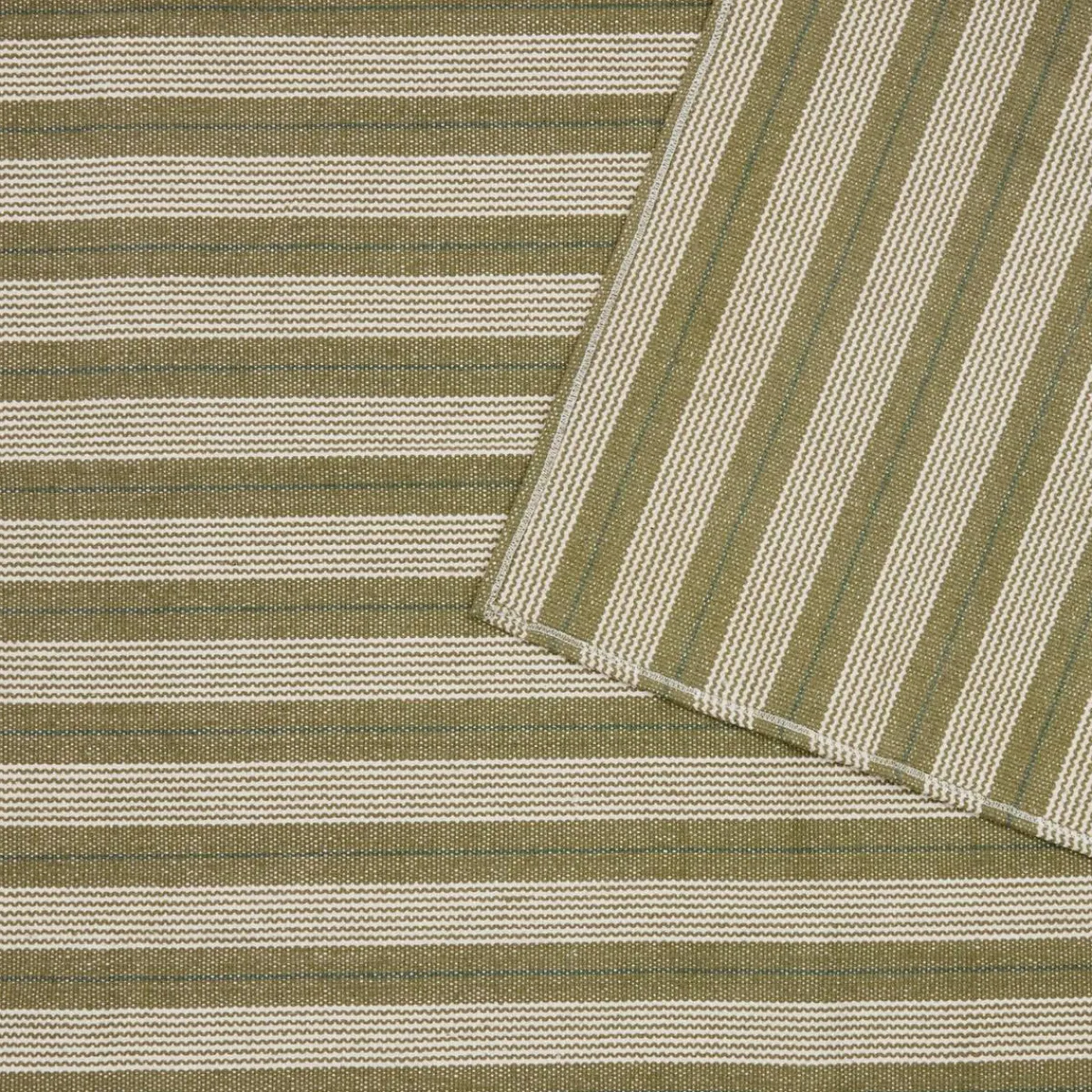 Atmosphera Tapis Rectangulaire*Tapis "Groove" BlancChaud