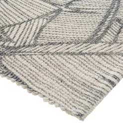 Atmosphera Tapis Rectangulaire*Tapis imprimé, coton Blanc