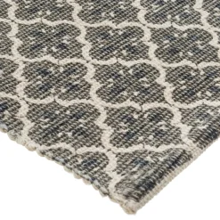 Atmosphera Tapis Rectangulaire*Tapis imprimé, coton Blanc