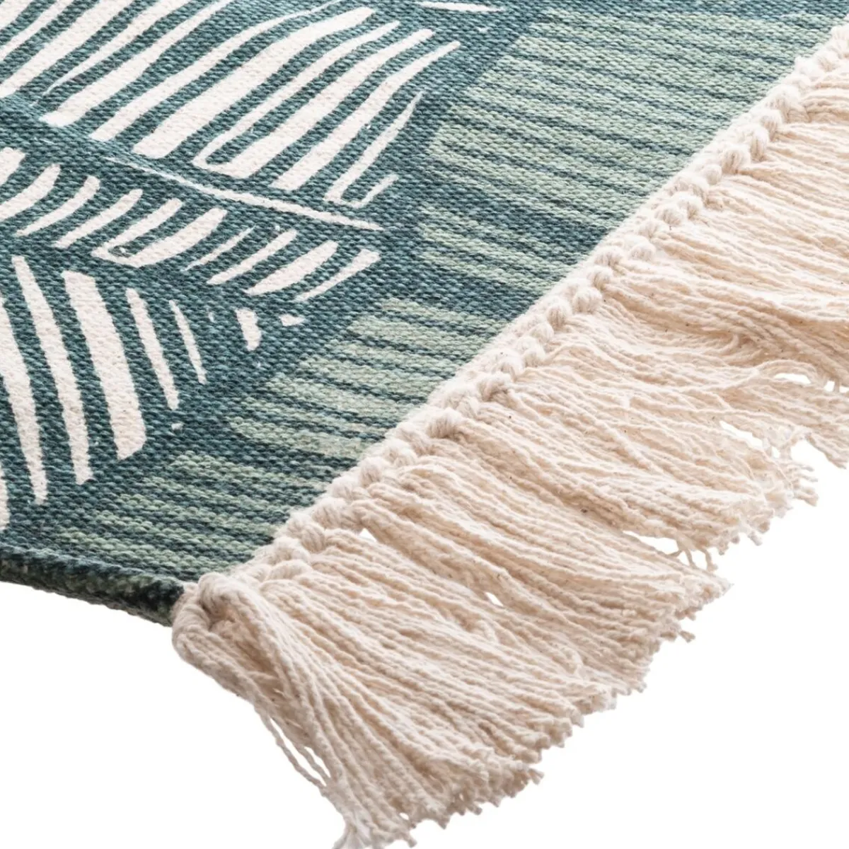 Atmosphera Tapis Rectangulaire*Tapis "Jungle", coton Beige