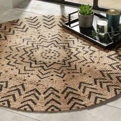 Atmosphera Tapis En Jute|Tapis Rond*Tapis 