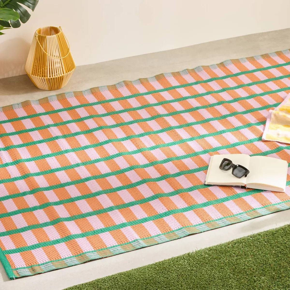 Atmosphera Tapis D'Extérieur|Tapis Rectangulaire*Tapis "Poolside" Vertfoncé