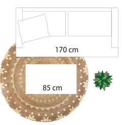 Atmosphera Tapis En Jute|Tapis Rond*Tapis