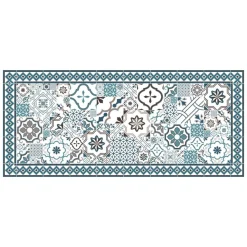 Atmosphera Tapis Rectangulaire*Tapis vinyle mosaïque Blanc
