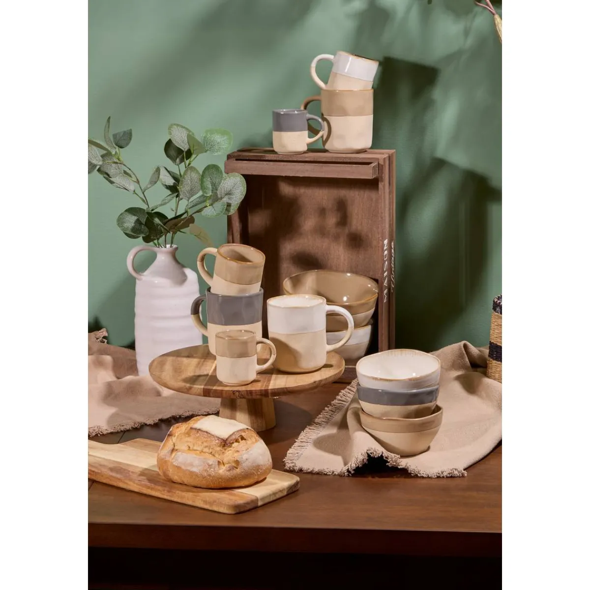 Atmosphera Tasses, Mugs*Tasse "Kate" Blanc