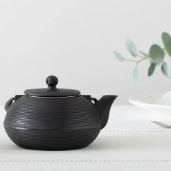Atmosphera Théières, Cafetières*Théière en fonte  "Marin" Noir