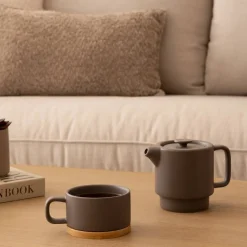 Atmosphera Théières, Cafetières*Théière solitaire  "Nature" Blanc
