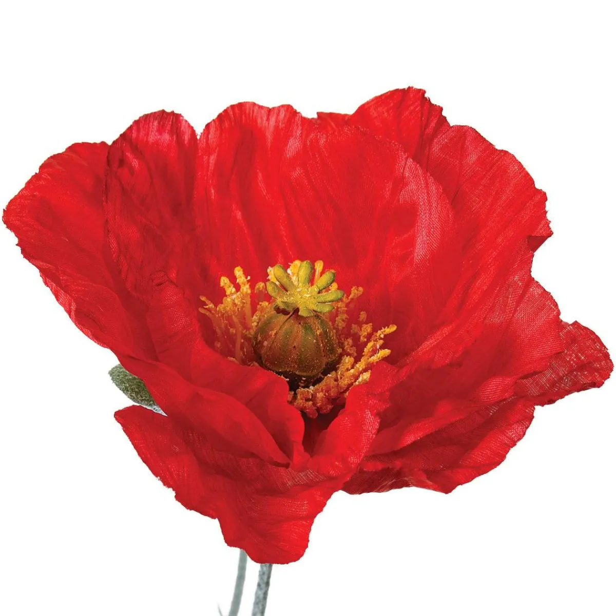 Atmosphera Fleurs Artificielles*Tige de coquelicot artificiel Blanc