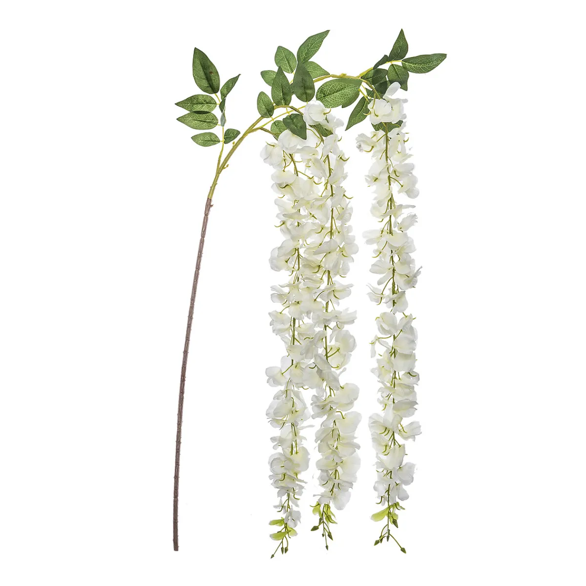 Atmosphera Fleurs Artificielles*Tige de glycine artificielle Blanc