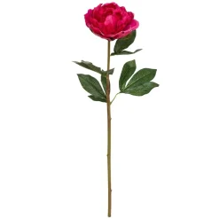 Atmosphera Fleurs Artificielles*Tige de pivoine artificielle Jaune