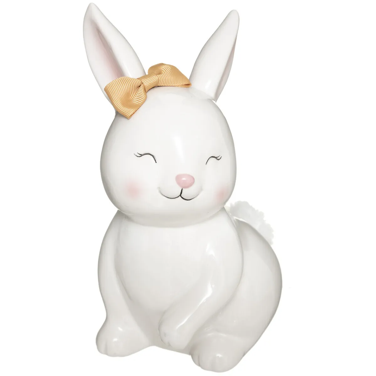 Atmosphera Objets Déco*Tirelire enfant "Lapin" Jaune