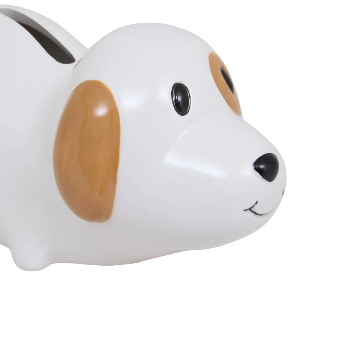 Atmosphera Objets Déco*Tirelire "Scott" Blanc
