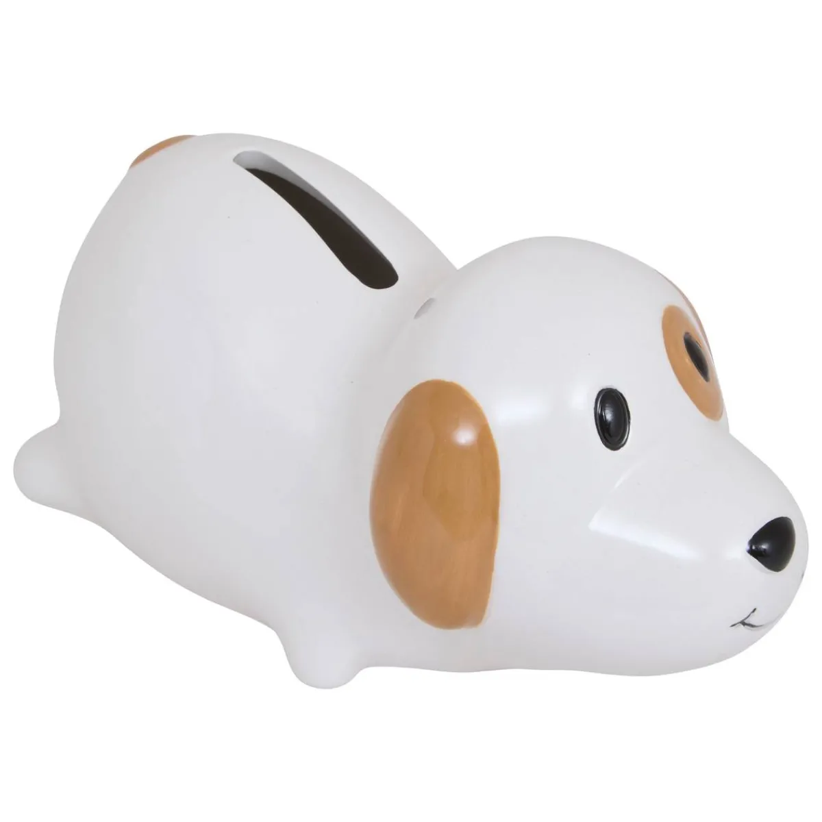 Atmosphera Objets Déco*Tirelire "Scott" Blanc