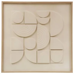 Atmosphera Toiles, Tableaux*Toile 3D "Catalina" Blanc