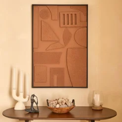 Atmosphera Toiles, Tableaux*Toile 3D "Jilani" Pêche