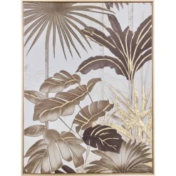 Atmosphera Toiles, Tableaux*Toile 3D "Shirley" Marron