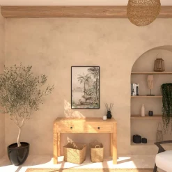 Atmosphera Toiles, Tableaux*Toile encadrée "Alyssa" Beige
